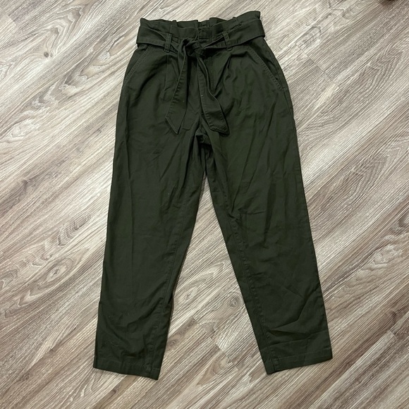 Ann Taylor LOFT Paperbag Taper Pants - Picture 2 of 4